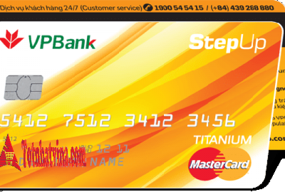 Thẻ tín dụng VPBank StepUp - Đẳng cấp giới trẻ